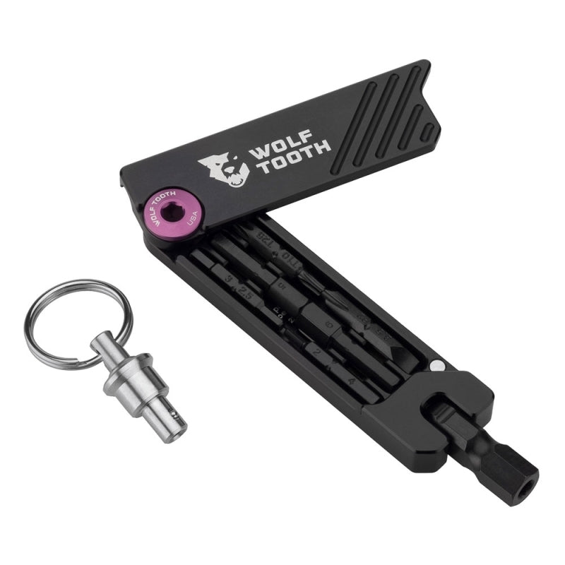 Wolf Tooth 6 Bit Hex Wrench Multitool And Keyring
