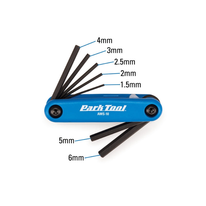 Park Tool Fold-up Hex Wrench Set AWS-10