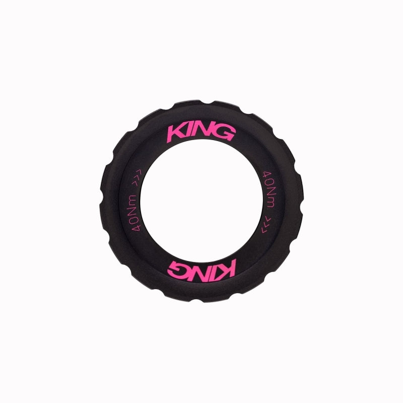 Chris King King Lockring Centerlock Two Tone Black Gold