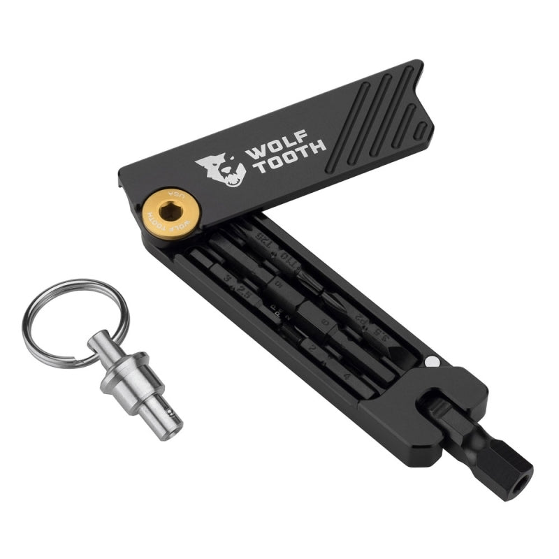 Wolf Tooth 6 Bit Hex Wrench Multitool And Keyring