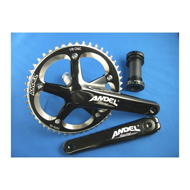 Andel Track Crankset 165MM Integ B/b 48T 144 1/8INCH Black