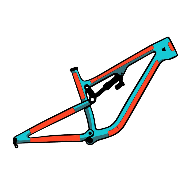 Ride Wrap Covered Protection - Dual Suspension Mtb Frame Kit