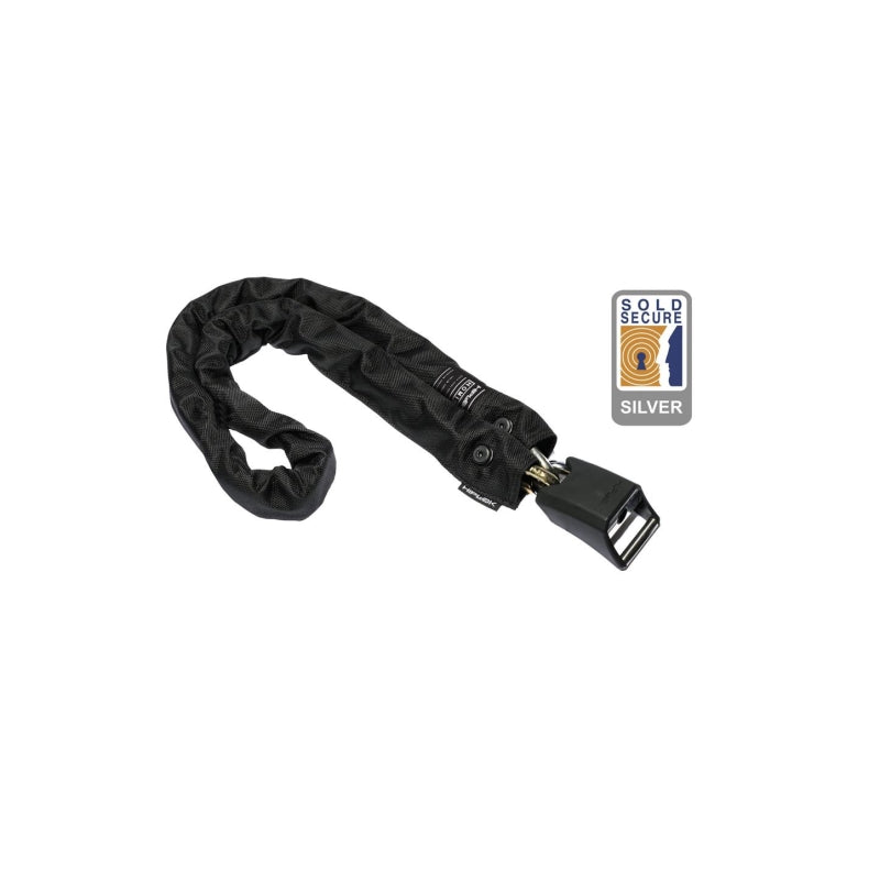 Hiplok Homie Silver Bike Lock 1.2M X 8MM Chain Lock For Multiple Bikes
