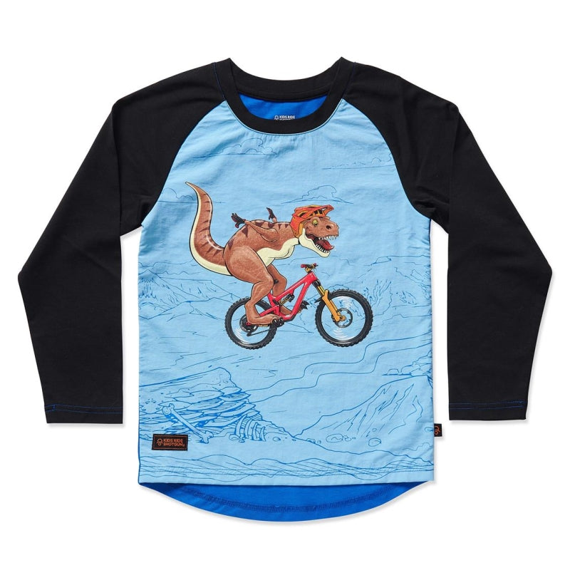 Kids Ride Shotgun Kids Windproof Long Sleeve Mtb Jersey