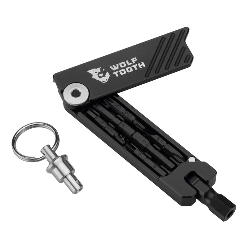 Wolf Tooth 6 Bit Hex Wrench Multitool And Keyring
