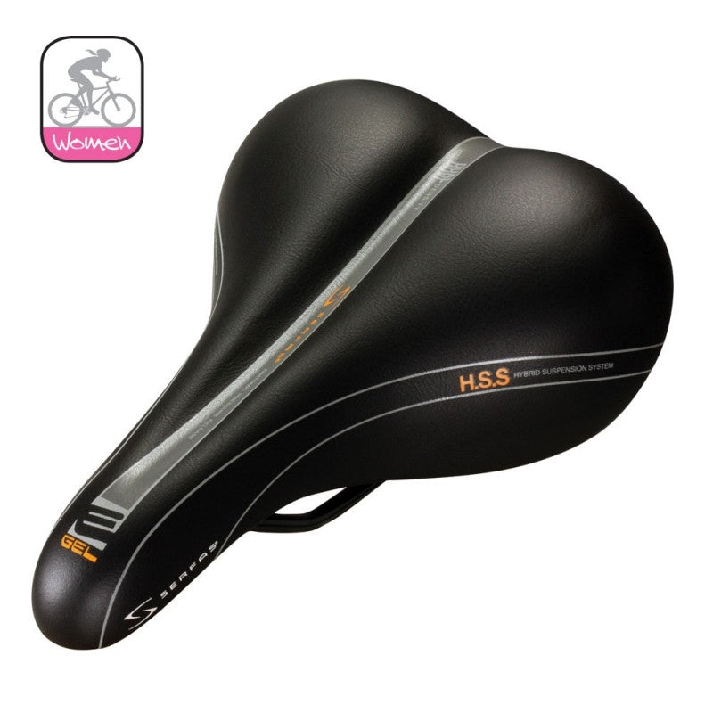 Serfas Womens E-gel Dual Density Saddle