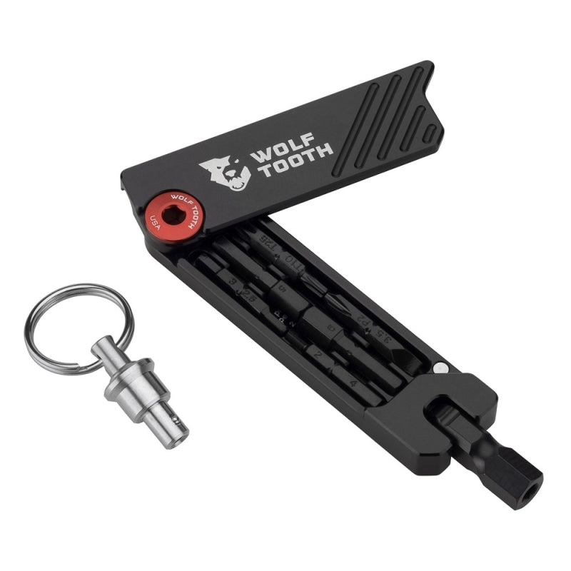 Wolf Tooth 6 Bit Hex Wrench Multitool And Keyring