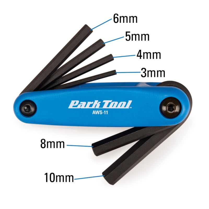 Park Tool Fold-up Hex Wrench Set AWS-11