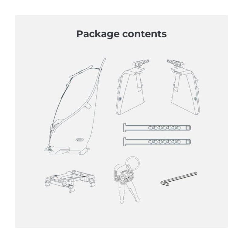 Urban Iki Ta-ke Rear Child Seat Carrier Mounting