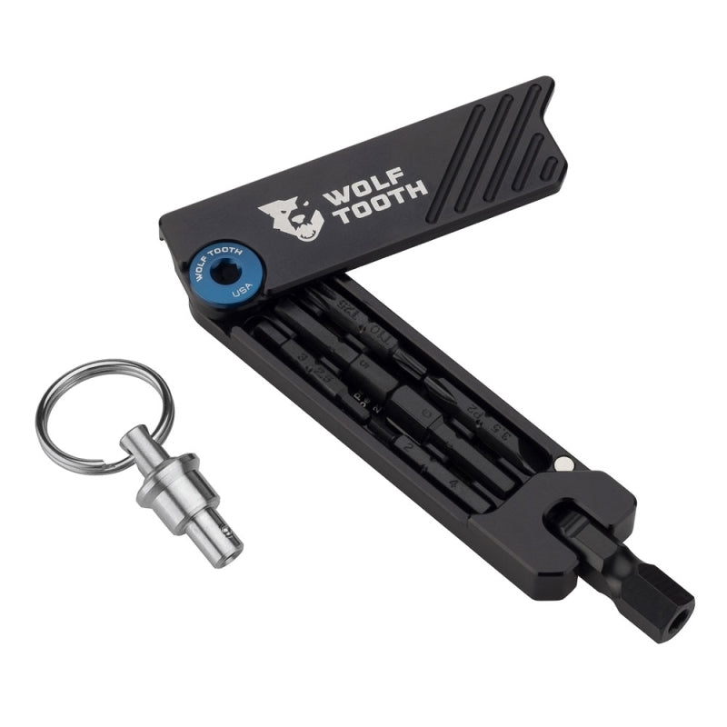 Wolf Tooth 6 Bit Hex Wrench Multitool And Keyring