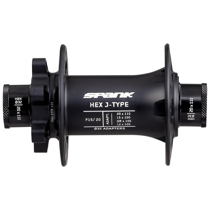 Spank Hex J-bend Gravel Front Hub F15/20 X 100MM 32H