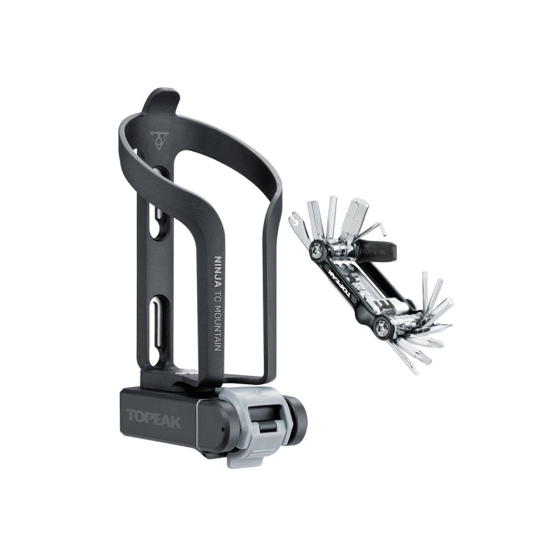 Topeak Cage Ninja TC Mountain + 23 Function Tool