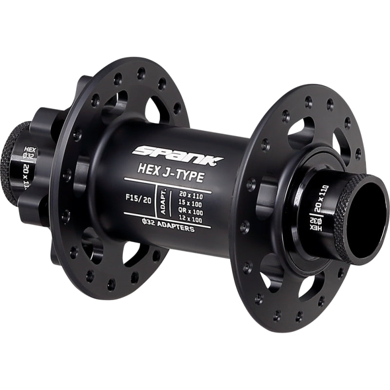 Spank Hex J-bend Gravel Front Hub F15/20 X 100MM 32H