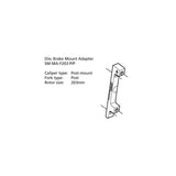 Shimano SM-MA-F203-PP Disc Mount Adaptor