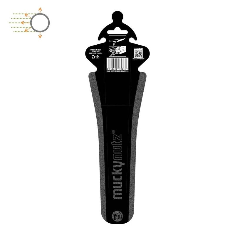 Mucky Nutz Guard Mini Butt Fender For Road Gravel & CX Rear Reflective