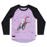 Kids Ride Shotgun Kids Windproof Long Sleeve Mtb Jersey