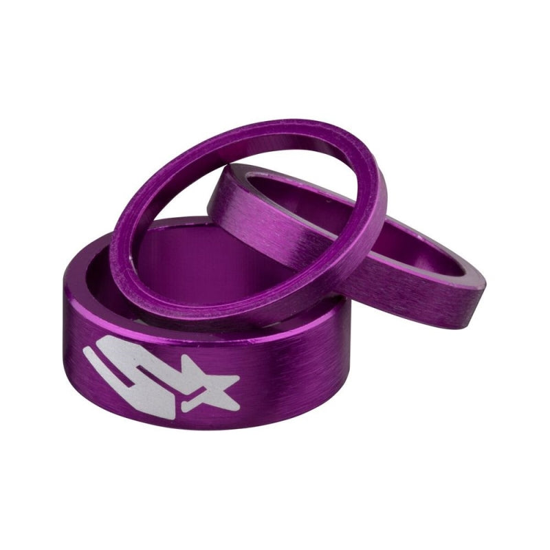 Spank Spacer Kit 3/6/12MM Purple