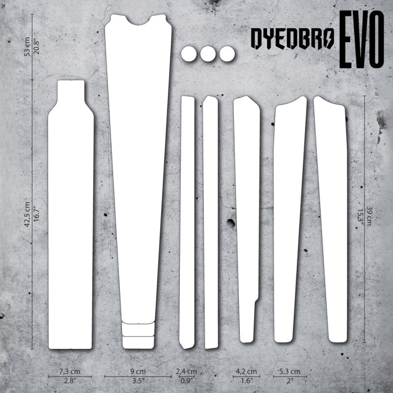 Dyedbro Gravel Frame Protection - Evo Clear - Matte