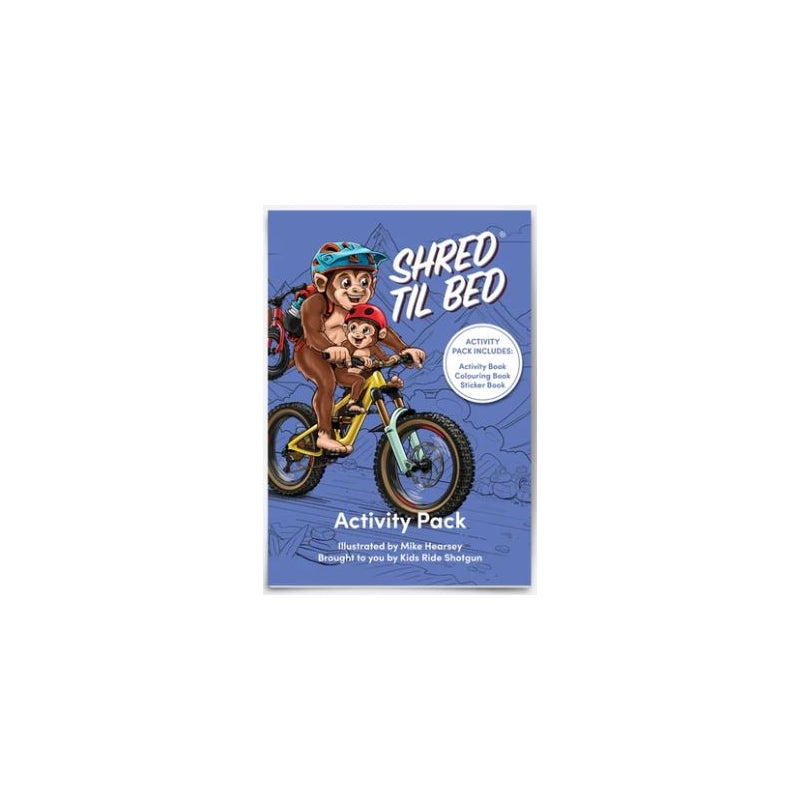 Kids Ride Shotgun Shred Till Bed - The Mtb Activity Pack