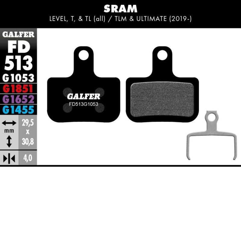 Galfer Performance (black) Brake Pad Sram Level T TL