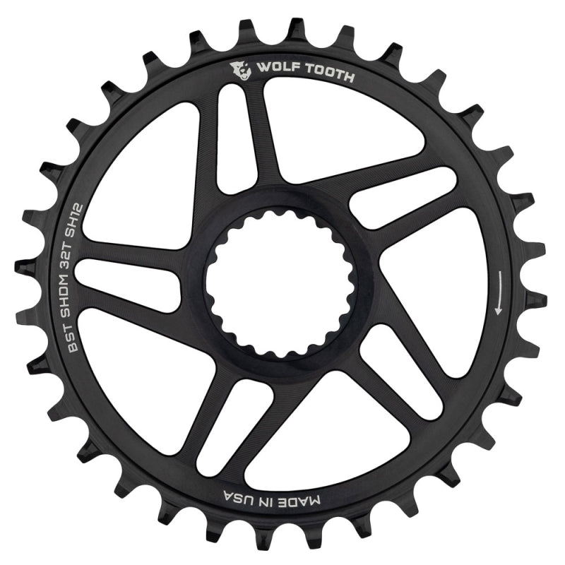 Wolf Tooth DM Shimano Boost Chainring For Shimano 12 Spd - 38T