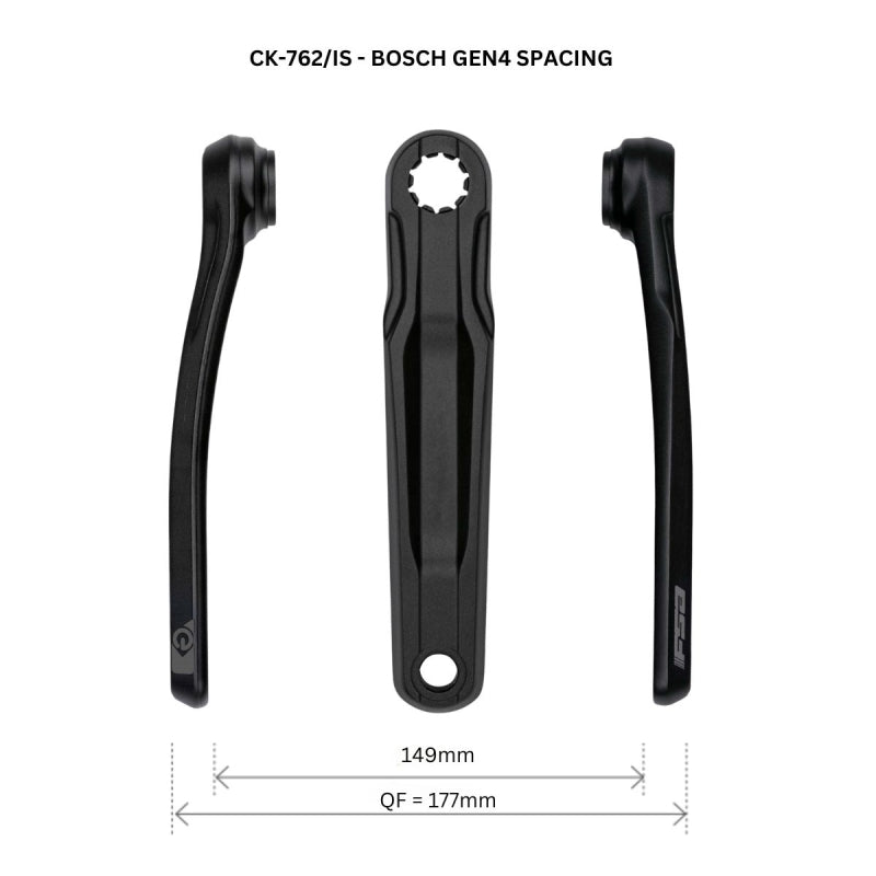 Fsa Components E-bike CK-762/IS Armset Bosch G4 / Yamaha Pwx 165MM