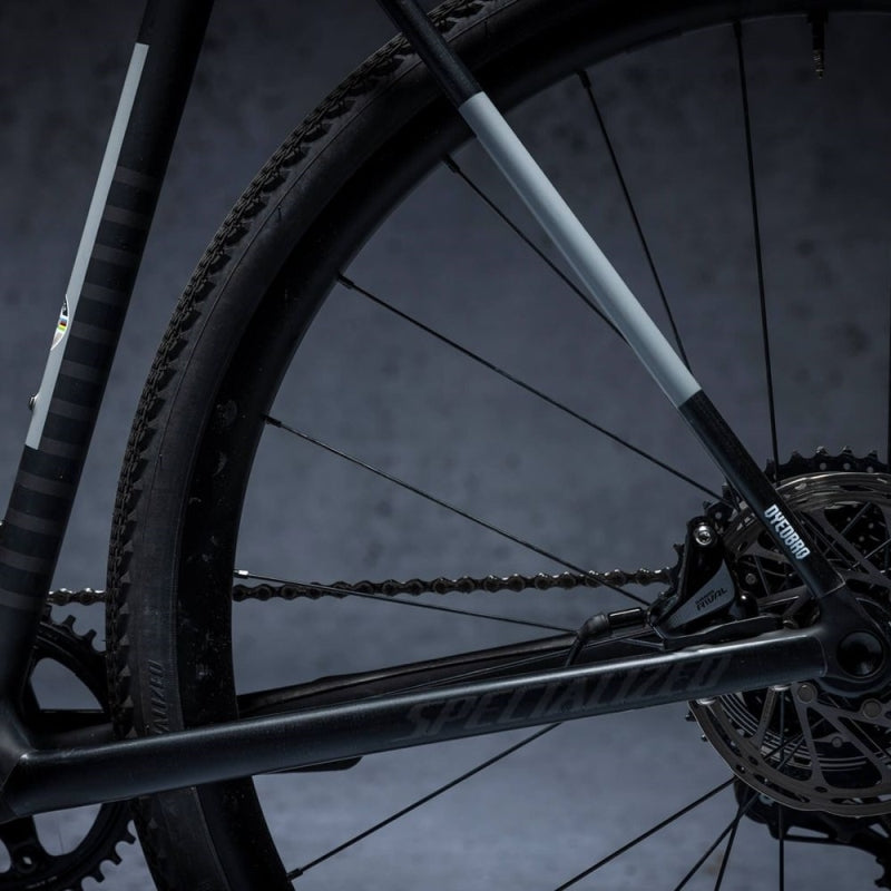 Dyedbro Frame Protection Wrap Gravel Clear Black Matt Clear Black Matt Frame Protection Wrap Gravel