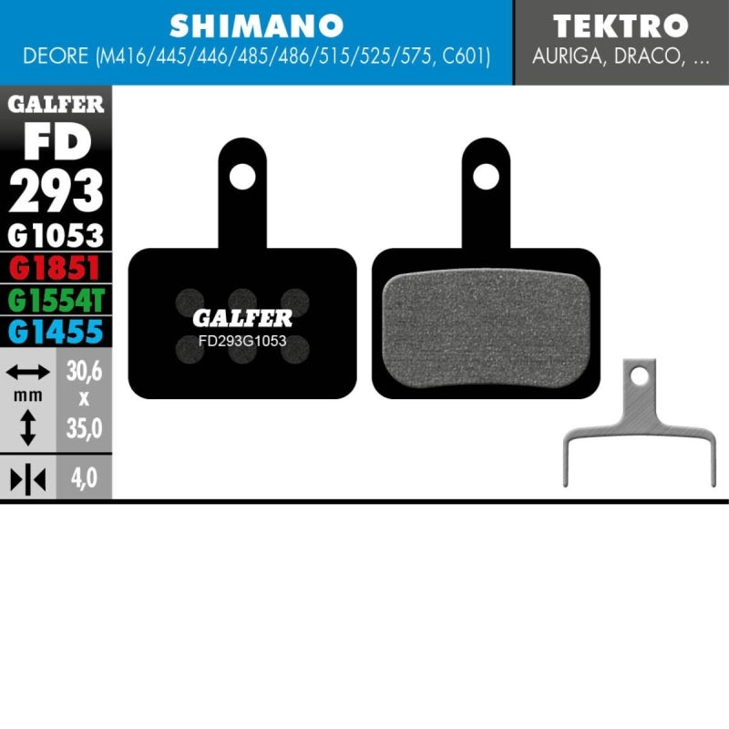 Galfer Performance (black) Brake Pad Shimano Deore
