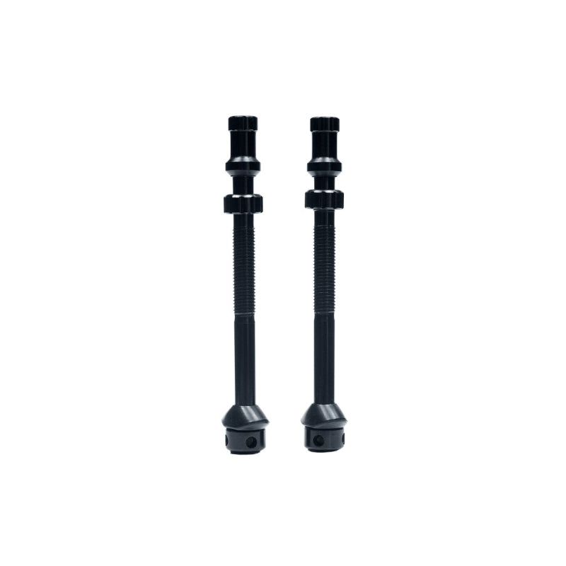 Stans Universal+ Valves - Pair Extra Tall (63MM Length) - Black