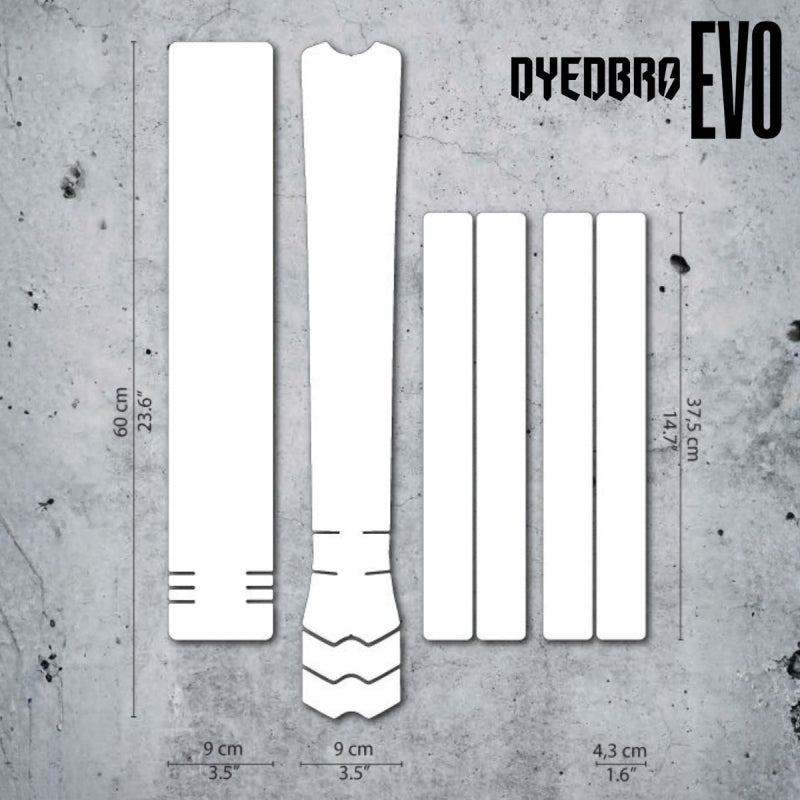 Dyedbro Mtb/ebike Frame Protection - Evo Clear - Matte