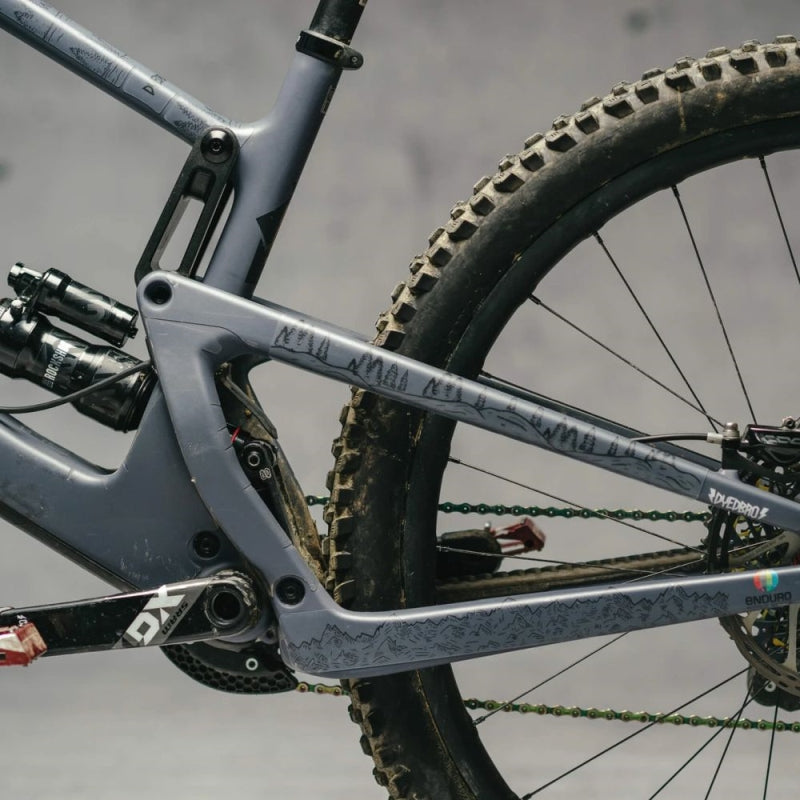 Dyedbro Frame Protection Wrap Ews Mountains Black Ews Mountains Black Frame Protection Wrap