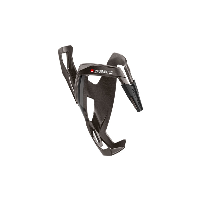 Elite Bottle Cage Custom Race Plus Titanium Metal Blk
