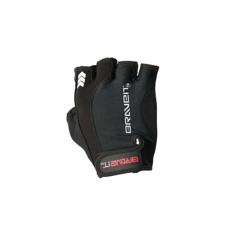 Brave Gloves Air Gel Short Finger Black Xxs Kids 2XS