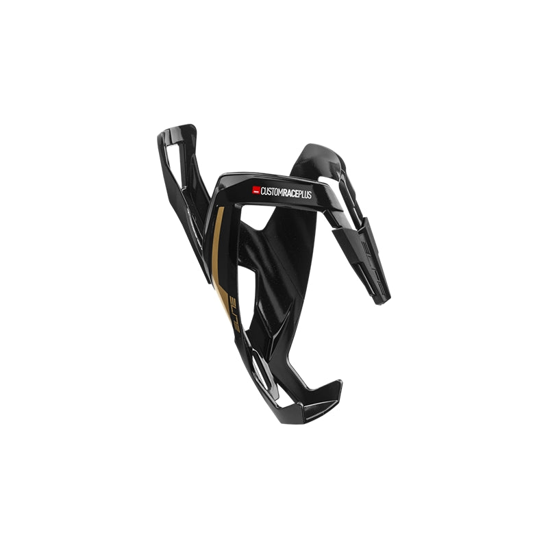 Elite Bottle Cage Custom Race Plus Blk Glossy Gold