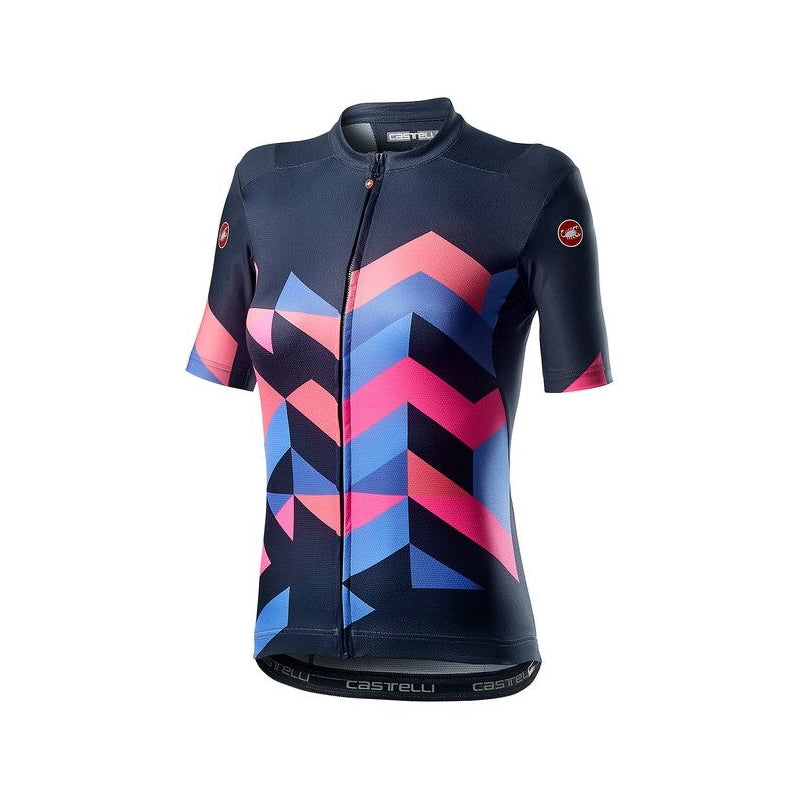 Castelli Jersey Unlimited Womens Dark Steel Blue - S S